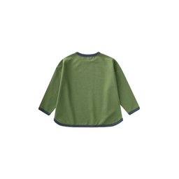 تيشيرت أطفال بأكمام طويلة وقصة واسعة، قطن 100%، لون أخضر زيتي، 2-8 سنوات Kids' Loose Fit Long Sleeve T-Shirt, 100% Cotton, Olive Green, Ages 2-8