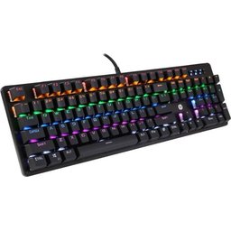 كيبورد ألعاب ميكانيكي اتش بي HP GK100F سلكي 104 مفاتيح – أسود HP GK100F Mechanical Gaming Keyboard - 104 Keys - Wired - Black