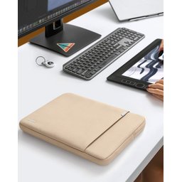تومتوك - حقيبة لابتوب Defender-A13 مقاس 14 انج - لون بيج Tomtoc Defender-A13 Laptop Sleeve Nature Sand 14 inch (حقيبة لابتوب)