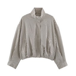 جاكيت كاجوال خفيف بنقشة المربعات Stylish Jacket