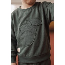 سويتشيرت أطفال موسمي رقيق أخضر كاكي (1-7 سنوات) Kids' Thin Seasonal Sweatshirt Khaki Green (1-7 Years)
