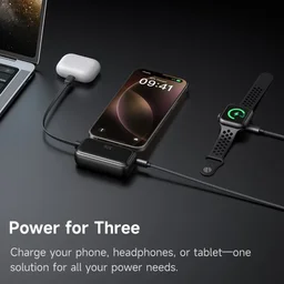 MC 22.5W Digital Display 5000mAh Pocket Power Bank with Built-in Cable & Connector (For USB-C)( شاحن طوارئ ) MC 22.5W Digital Display 5000mAh Pocket Power Bank with Built-in Cable & Connector (For USB-C)