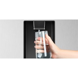 ثلاجة هايسنس بابين متقابلين 637 لتر RS3N668SMI3 Side-by-Side Refrigerator 637L – Inox