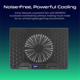 ستاند لابتوب مع مروحة تبريد Laptop stand with cooling fan