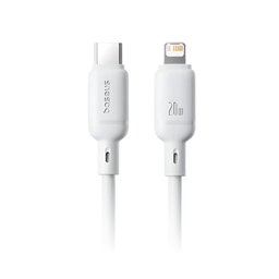 كابل شحن سريع بيسوس سيلكي سيريز تايب سي إلى لايتنينج 20 واط بطول 2 متر Baseus Silky Series Type-C to Lightning PD 20W Fast Charging Cable (2M)