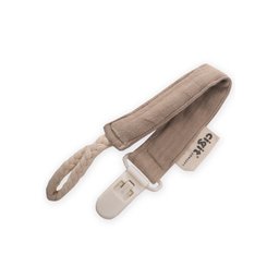 حامل لهاية قطني للأطفال 23 سم - لون فيزون Baby Cotton Pacifier Holder 23 cm - Mink