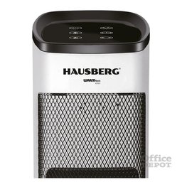 مدفأة مروحة برجية رقمية هاوسبيرغ Hausberg – أبيض Hausberg HB-8219AB Digital Tower Fan Heater - White