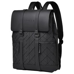 حقيبة ظهر للسفر من جلد البولي يوريثان من ليفيلو كاين Levelo Caen PU Leather Travel BackPack