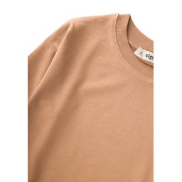 تي شيرت أطفال بيزك موسمي 100% قطن - جملي (2-10 سنوات) Kids' Basic Seasonal T-Shirt 100% Cotton - Camel (2-10 Years)