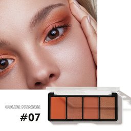 بوداير باليت ظلال عيون بلمسة مطفية PUDAIER Cosmetics FOUR-COLORS WILD EYESHADOW PALETTE - 07