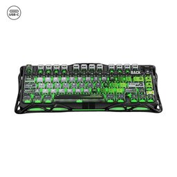 لوحة مفاتيح الألعاب GravaStar Mercury V75 HE المغناطيسية بإضاءة RGB – أسود Stealth Black GravaStar Mercury V75 Wireless Mechanical Keyboard (Stealth Black)