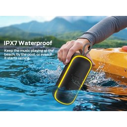 مكبر صوت مونستر S150 Plus محمول للاستخدام الخارجي بتقنية البلوتوث – أسود Monster S150 Plus Portable Outdoor Bluetooth Speaker - Black