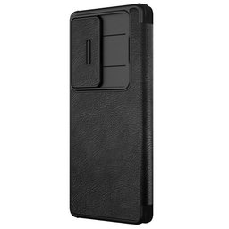 حافظة نيلكن جلد Qin Pro لـهاتف كالاكسي اس25 ألترا - اسود Nillkin Qin Pro Leather Case for Samsung Galaxy S25 Ultra - Black