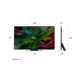 تلفزيون إل جي QNED evo Mini LED سمارت 55 بوصة بدقة 4K وتردد 120Hz ومعالج α8 AI Gen2 LG 55-Inch QNED evo Mini LED 4K Smart TV with 120Hz and α8 AI Processor Gen2