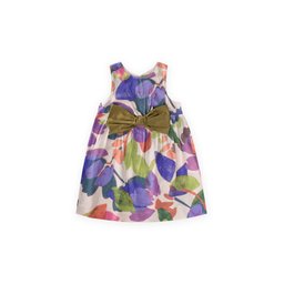 فستان فيسكوز أخضر للبنات 2-8 سنوات Viscose Dress for Girls 2-8 Years - Green