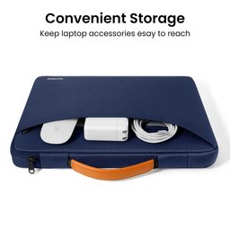 تومتوك - حقيبة لابتوب Defender-A22 مقاس 14 انج - أزرق غامق Tomtoc Defender-A22 Laptop Briefcase 14 Inch Navy Blue