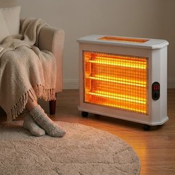 مدفئة كهربائية تركية 5 شمعات حجم كبير electric heater