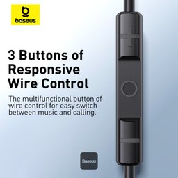سماعات أذن سلكية Baseus Encok CZ17 من النوع C Baseus Encok CZ17 Type C Wired Earphones