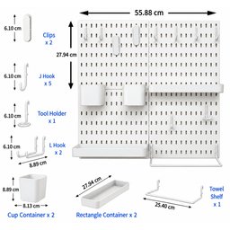 مجموعة الواح التنظيم - لوح تنظيم مكتبي Set of organization boards - desk organizer board