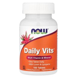 ناو ديلي فيتس ملتي فيتامين ومعادن – 100 حبة NOW Daily Vits™ Multi Vitamin & Mineral – 100 Tablets