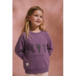 سويت شيرت أطفال بطبعة شجرة - بنفسجي (1-7 سنوات) Kids' Tree Print Sweatshirt - Purple (1-7 Years)