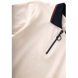تي شيرت بولو للأطفال 2-10 سنوات - لون إيكرو Kids' Polo Collar T-Shirt 2-10 Years - Ecru