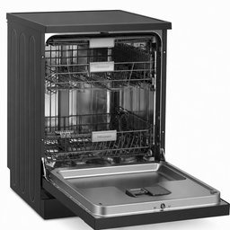 غسالة صحون هايسنس مستقلة 16 مكان - أسود Hisense Freestanding Dishwasher 16 Place Settings - Premium Black