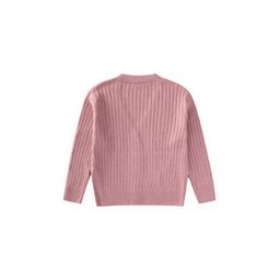 كارديجان تريكو بناتي بتصميم جديلة، وردي بودرة، 2-8 سنوات Girls' Cable Knit Cardigan, Powder Pink, Ages 2-8