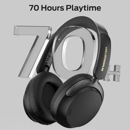 مونستر - هيدفون مانعة للضوضاء Persona 3rd ANC - اسود Monster Persona 3rd ANC Active Noise Canceling Headphones Black
