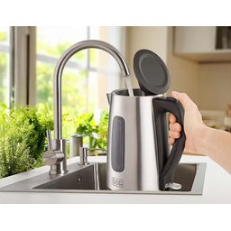 بلاك +ديكر JC455-B5 غلاية ماء من الستانلس ستيل بسعة 7 لتر، قدرة 2200 واط Black & Decker JC455-B5 7 Litres Stainless Steel Kettle 2200W
