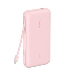 بوست جارج شاحن طوارئ بسعة ٢٠٬٠٠٠ مللي أمبير مع كابل يو إس بي-سي مدمج BoostCharge Power Bank 20K with Integrated USB-C Cable