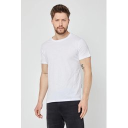عبوة تي شيرت رجالي 5 قطع قطن 100% بقصة عادية وياقة دائرية - ألوان متعددة Men's Multi-Color 100% Cotton T-Shirt Regular Fit Crew Neck 5-Pack Basic Tees - Haki2