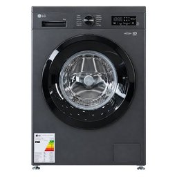 غسالة ملابس اوتماتيك الجي جانبية  8 كغم رصاصي Automatic washing machine