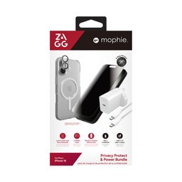 باقة 5 في 1 من زاك للايفون 16 Zagg 5 in 1 Bundle For iPhone 16