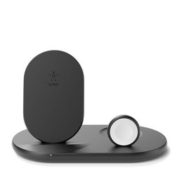 حامل شحن لاسلكي بوست جارج ثلاثة في واحد BoostCharge 3-in-1 Wireless Charger for Apple Devices