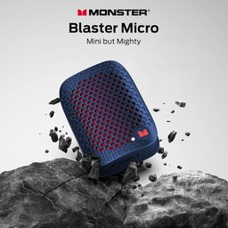 مونستر - مكبر صوت Blaster Micro محمول - ازرق Monster Blaster Micro Portable Speaker Blue