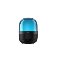 6385. هافت SK889BT متعدد الألوان ضوء محيط بلوتوث مكبر صوت أسود 6385. Havit SK889BT Multi-color Ambient Light Bluetooth Speaker Black