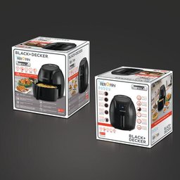 قلاية هوائية من بلاك+ديكر AF625-B5 حجم 5.6 لتر باللون الاسود Black&Decker AF625-B5 Air Fryer 5.6L black
