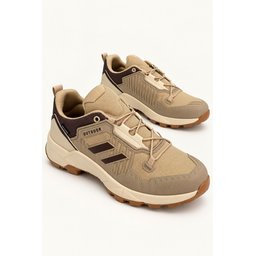 حذاء MUGGO TORVEX شتوي للجنسين برباط ونعل سميك للمشي والتنزه - بيج Muggo TORVEX Thick-Soled Lace-Up Unisex Winter Outdoor Trekking Boots - Beige