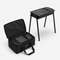 منقلة الشواء المحمولة المزودة بمدخنة Portable BBQ Grill