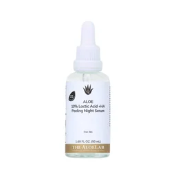 ذا ألو لاب سيروم التقشير الليلي بحمض اللاكتيك 10% والهيالورونيك The AloeLab Aloe 10% Lactic Acid + HA Peeling Night Serum