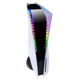 طقم إضاءة LED حلقية RGB مخصص لجهاز بلايستيشن 5 مع ريموت تحكم وتطبيق Custom RGB LED Ring Light Strip Kit for PlayStation 5 Console with Remote & App Control