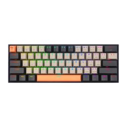 كيبورد ألعاب ميكانيكي ريدراجون K530RGB-PRO دراكونيك | برتقالي/رمادي/أسود، لاسلكي 3 مودات، مفاتيح Hot-swap، إضاءة RGB Redragon K530RGB-PRO Draconic Wireless Mechanical Gaming Keyboard | Orange/Gray/Black, 60% Compact, Hot-Swap, RGB