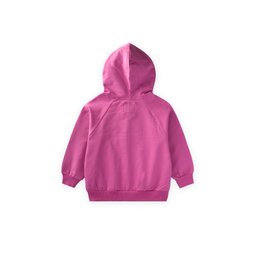 جاكيت بغطاء رأس وسحاب للأطفال 1-14 سنة - فوشيا غامق Hooded Zipper Cardigan for Kids 1-14 Years - Dark Fuchsia
