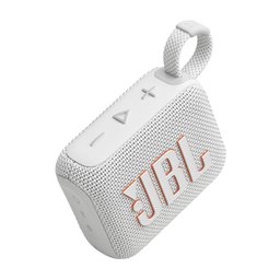 سماعة جي بي إل جو 4 بلوتوث محمولة مقاومة للماء والغبار – أبيض JBL GO4 Portable Bluetooth Speaker  White