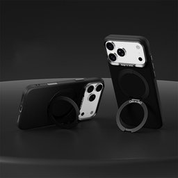 كفر آيفون 18 برو ماكس مع ماك سيف ومسند دوّار iPhone 18 Pro Max ABEEL MagSafe 360° Rotating Case