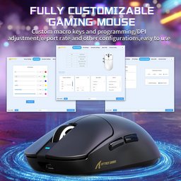 ماوس ألعاب أتاك شارك X8 SE لاسلكي ثلاثي الاتصال وقابل للشحن ATTACK SHARK X8 SE Tri-Mode Wireless Rechargeable Gaming Mouse