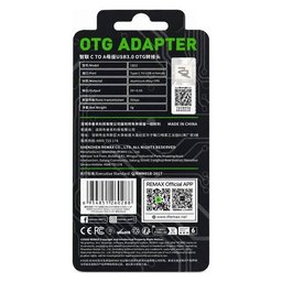 محول ريماكس CB32 من USB-C إلى USB-A 3.0 بتقنية OTG Remax CB32-C-AF USB 3.0 Type-C to USB-A OTG Adapter