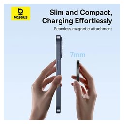 شاحن لاسلكي مغناطيسي بسيط صغير الحجم من Baseus Qi2 بقوة 15 واط Baseus Qi2 Mini Magnetic Simple Charger 15W