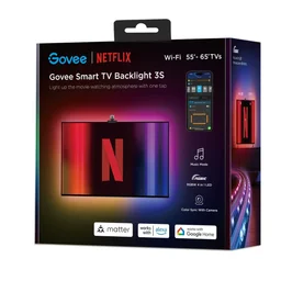 إضاءة خلفية ذكية للتلفزيون جوفي 3S إصدار نتفلكس (55–65 إنش) Govee Smart TV Backlight 3S Netflix Version (55-65 inches)
